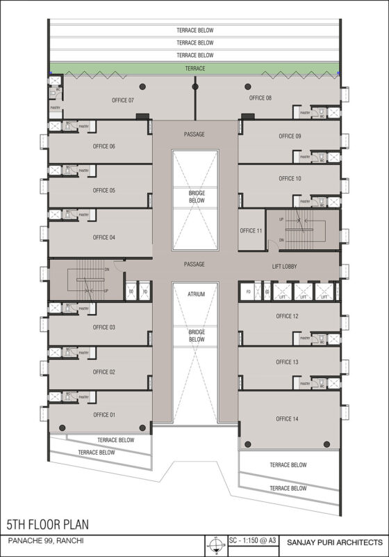 COMMERCIAL FIFTH FLOOR PLAN