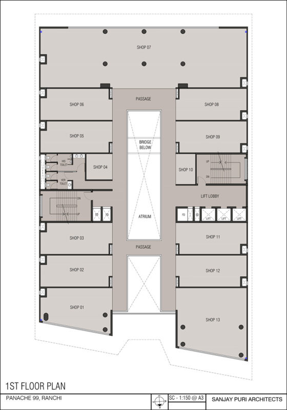 COMMERCIAL FIRST FLOOR PLAN