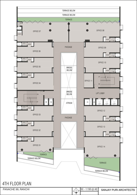 COMMERCIAL FOURTH FLOOR PLAN