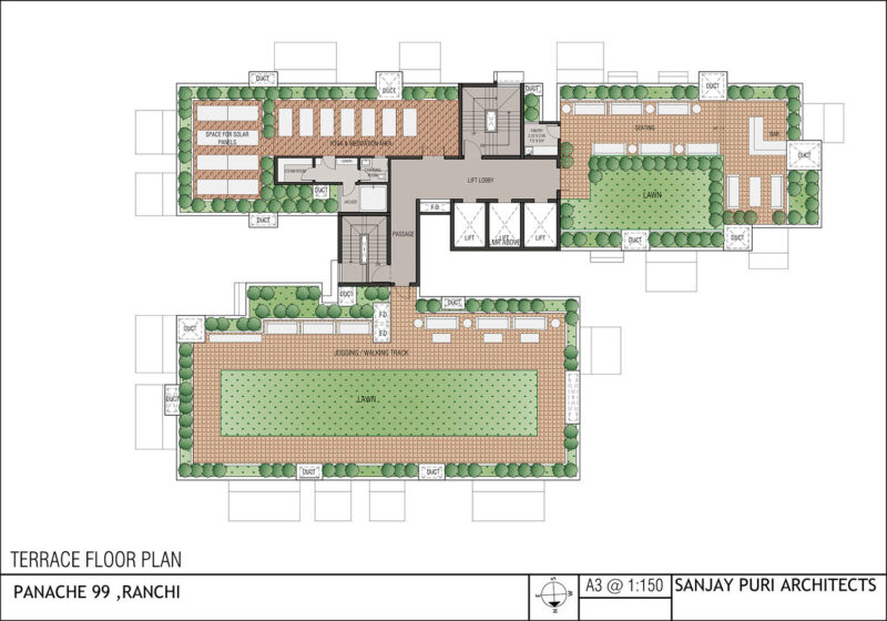 Residential Terrace Floor Plan