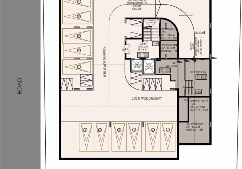 4. 36G Basement Floor Plan